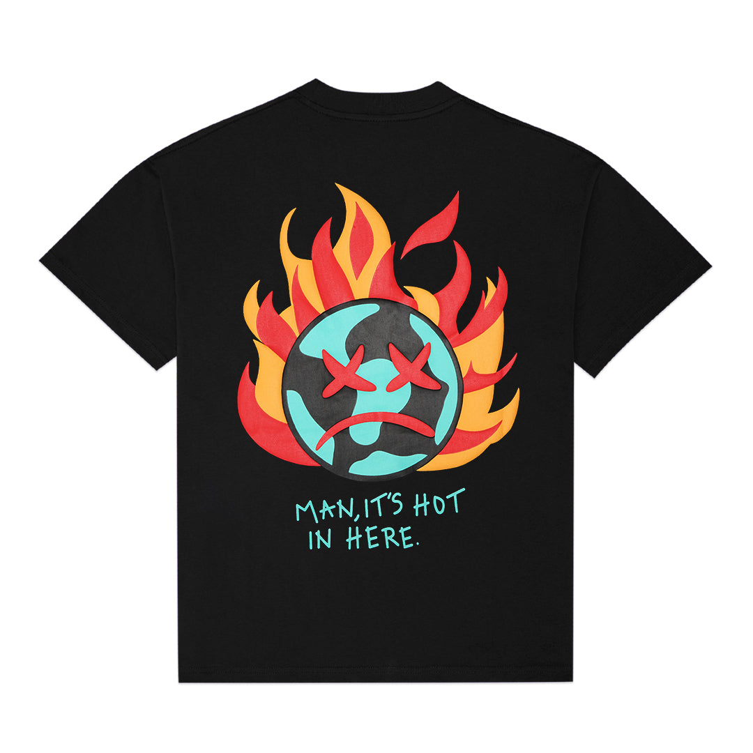Broken Planet Man Its Hot In Here T-Shirt