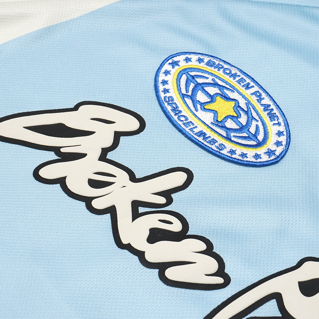 Broken Planet Spacelines Football Jersey T-Shirt