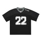 Broken Planet Silver 22 Football Jersey T-Shirt