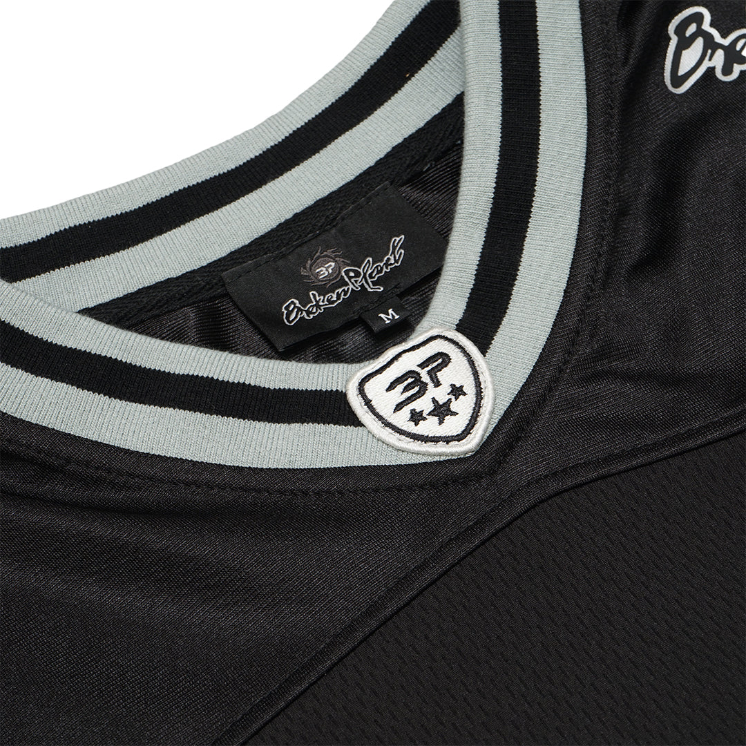 Broken Planet Silver 22 Football Jersey T-Shirt