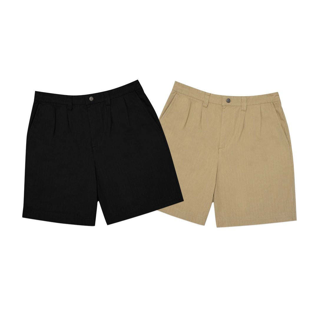 SDOUBLE Herringbone Field Shorts