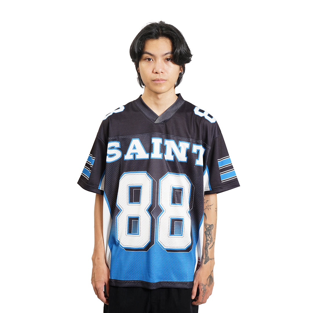 Saint Michael White-Blue 88 American Retro Jersey T-Shirt