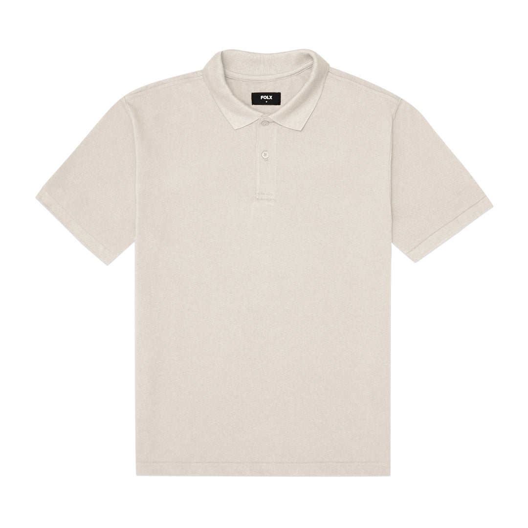 FOLX Basic Two-Button Polo Shirt