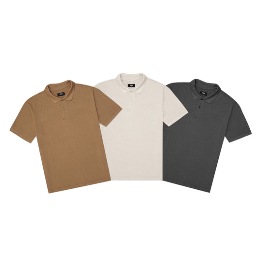FOLX Basic Two-Button Polo Shirt