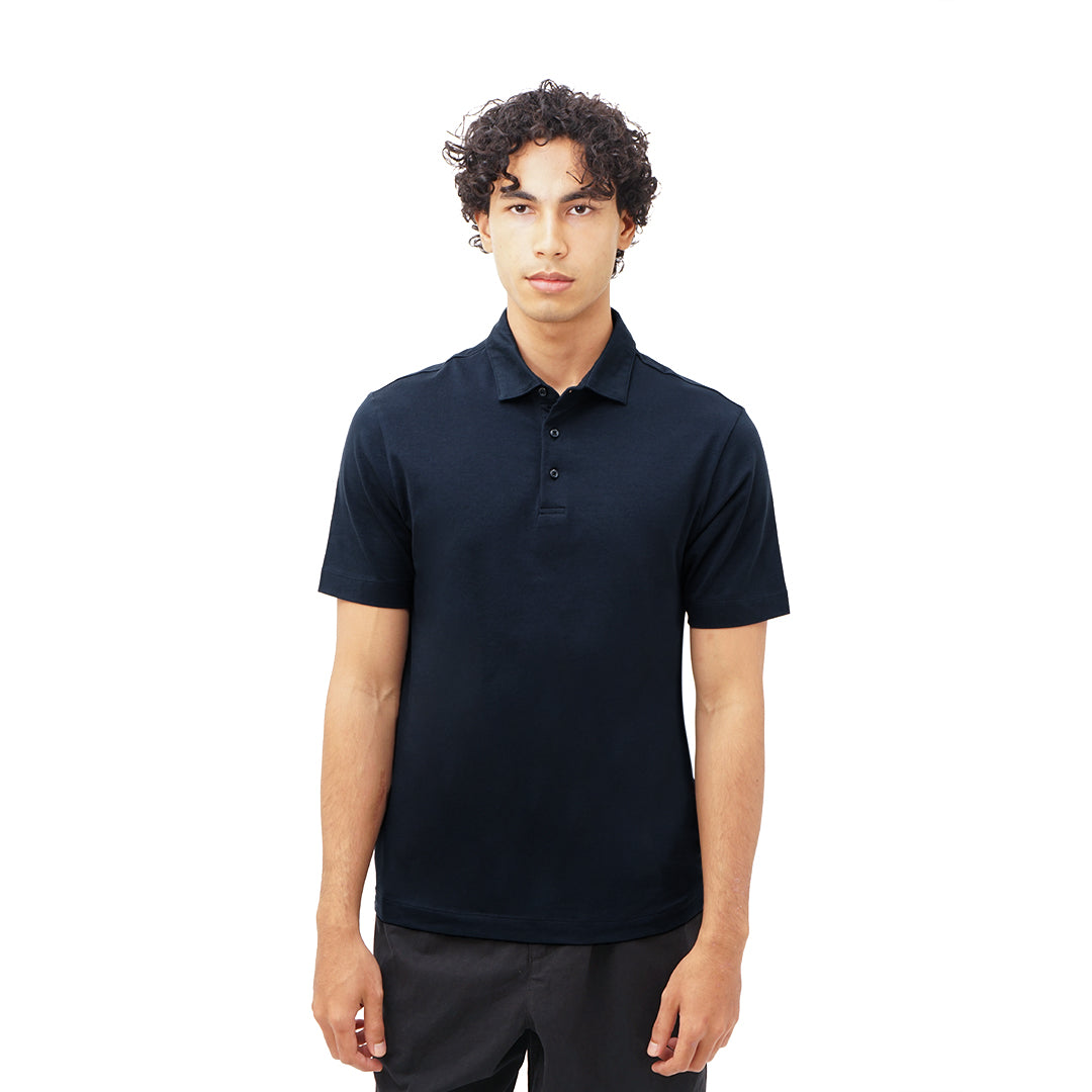 FOLX Elastic Cotton Polo Shirt