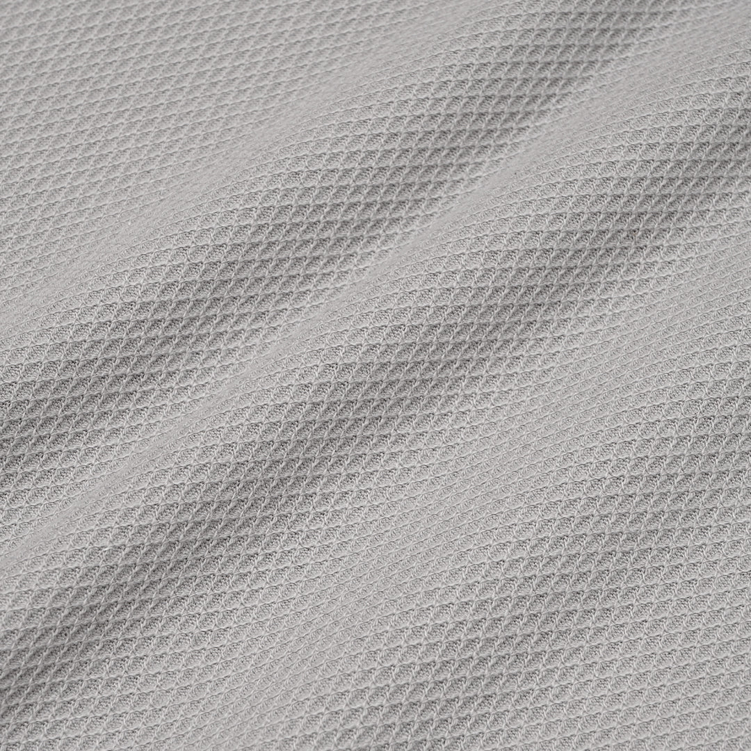 FOLX Diamond Textured Polo Shirt