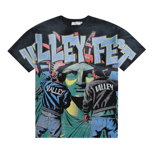 VALE USA Bling Graffiti T-Shirt