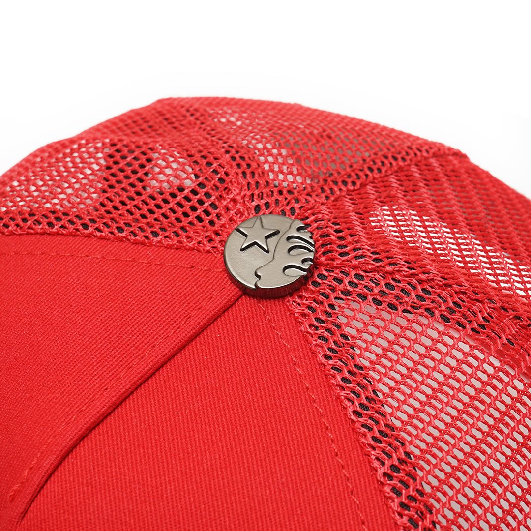 Hellstar Big Circle Logo Trucker Snapback Cap