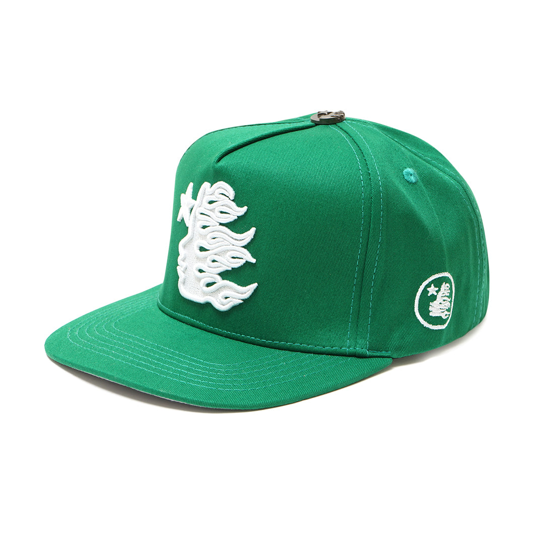 Hellstar Metal Button OG Logo Snapback Cap