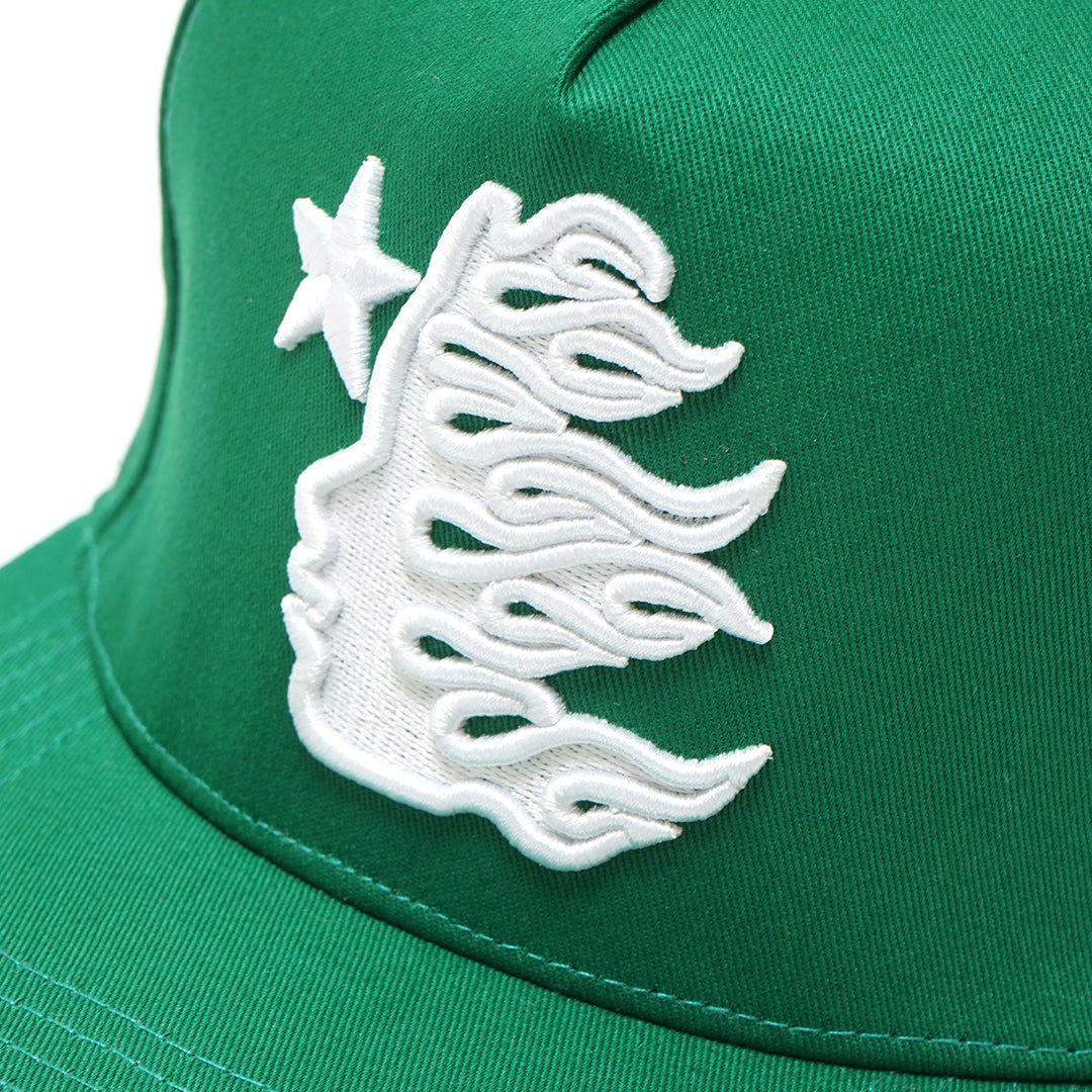 Hellstar Metal Button OG Logo Snapback Cap