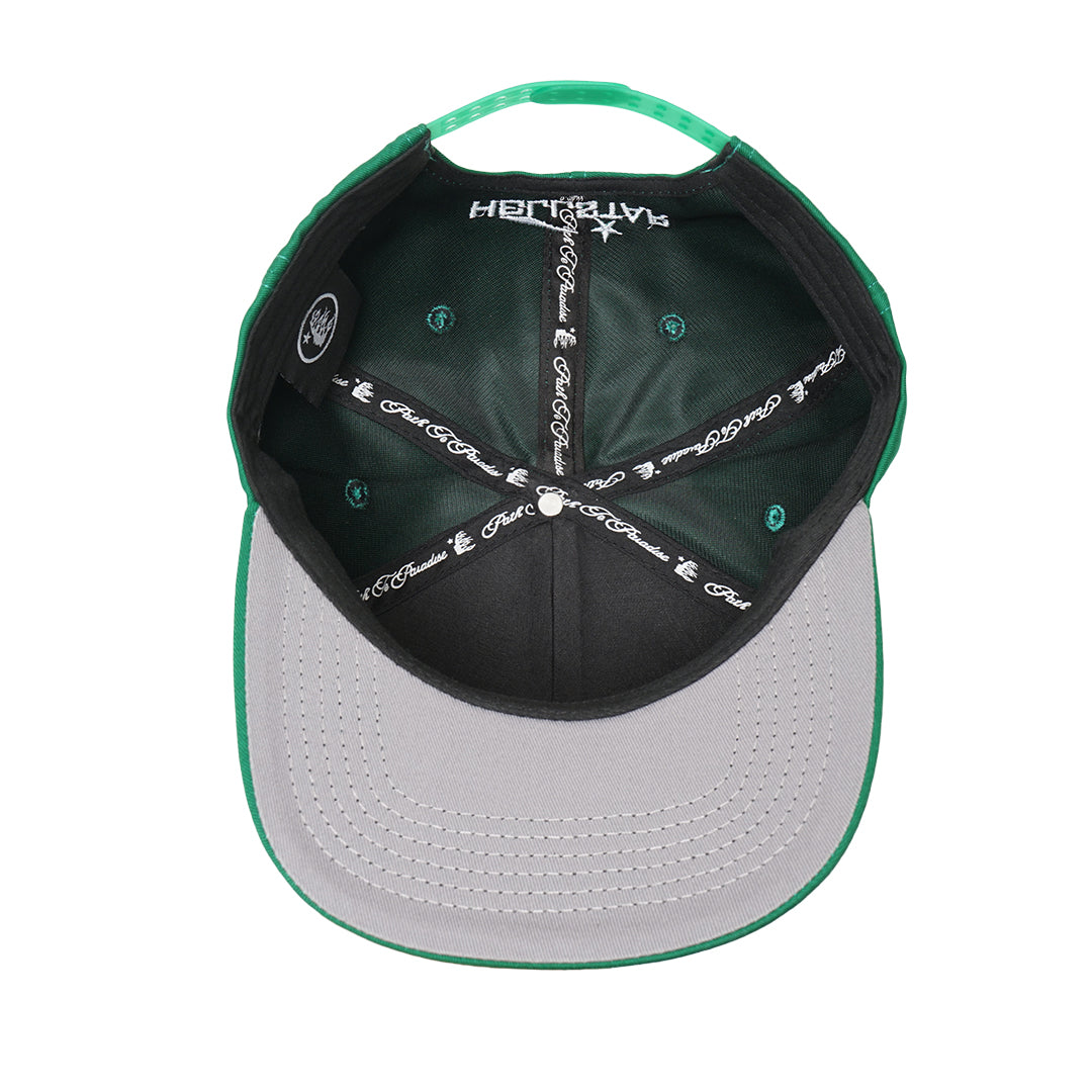 Hellstar Metal Button OG Logo Snapback Cap