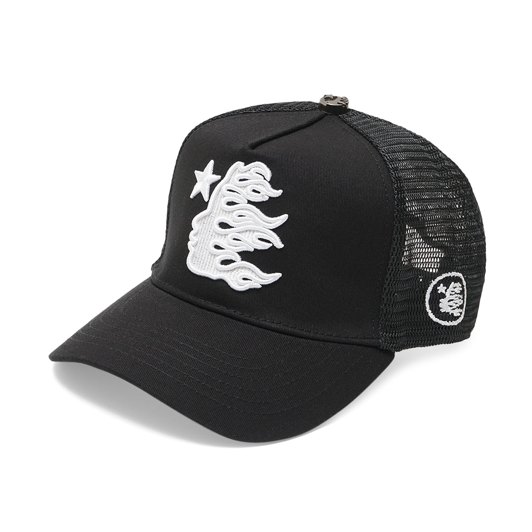 Hellstar OG Logo Mesh Trucker Baseball Cap