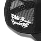 Hellstar White Logo Mesh Trucker Baseball Cap