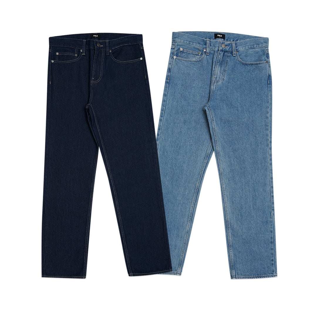 FOLX Standard Straight Fit Denim Pants