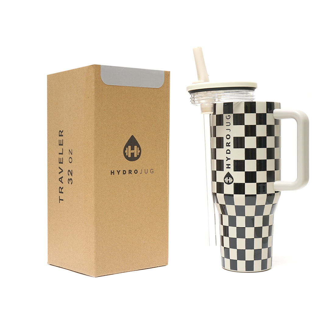 HydroJug 32oz Patterned Traveler Tumbler