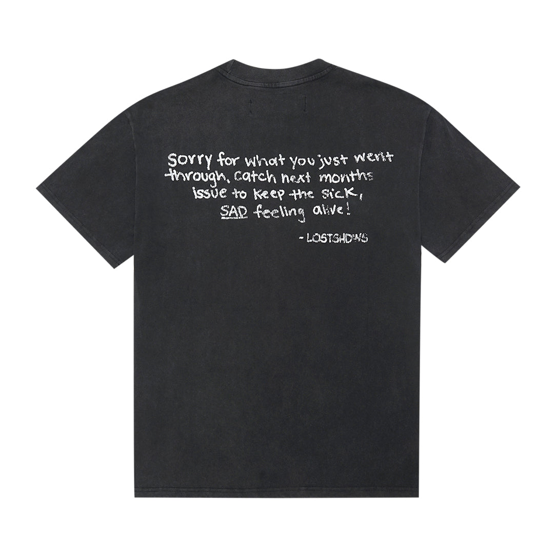 LOSTSHDWS Frown Sad Emoji T-Shirt