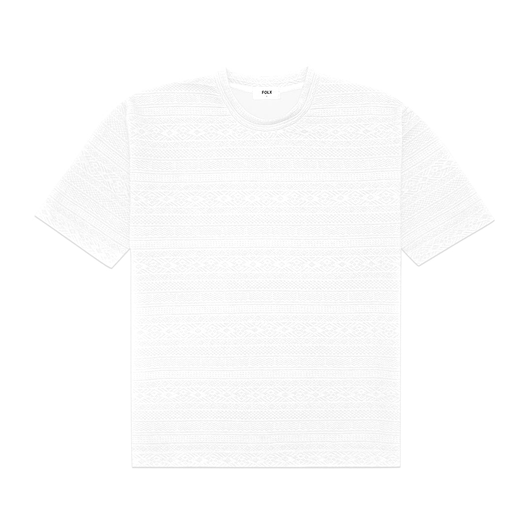 FOLX Horizontal Geometric Pattern T-Shirt