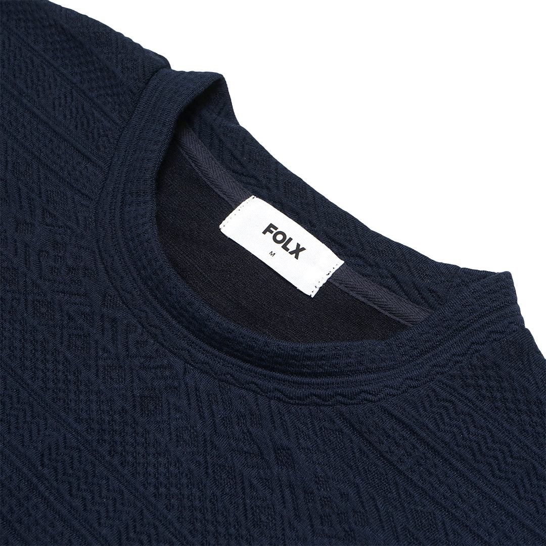 FOLX Horizontal Geometric Pattern T-Shirt