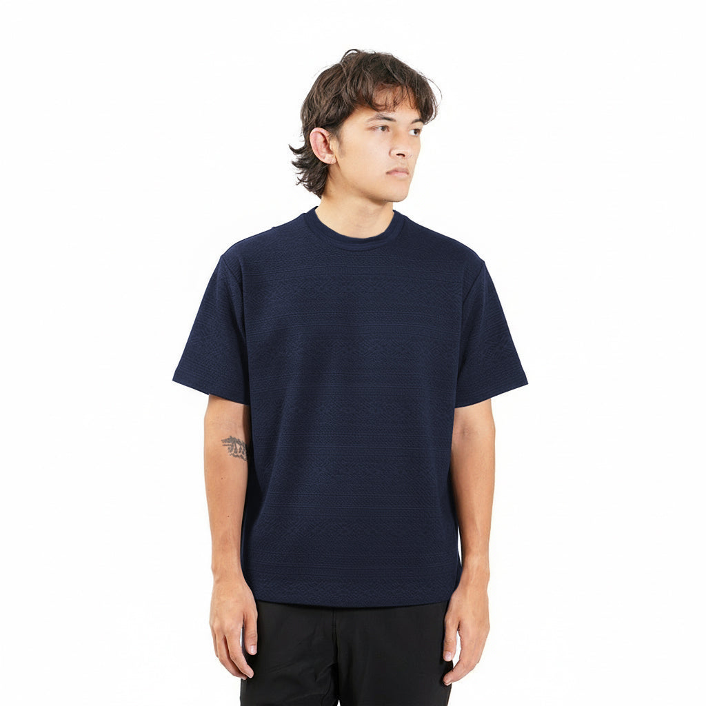 FOLX Horizontal Geometric Pattern T-Shirt