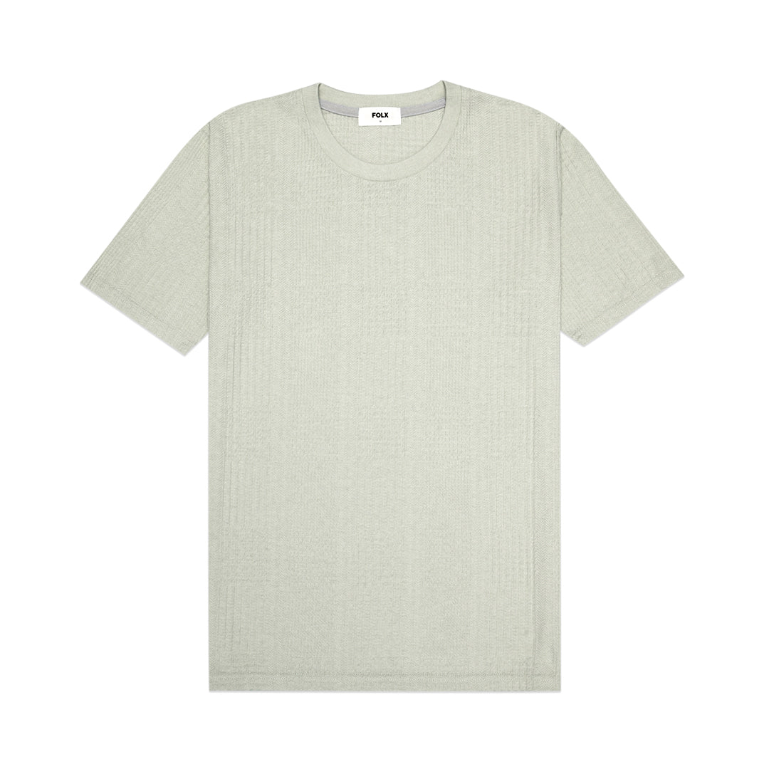 FOLX Round Neck Multi Pattern T-Shirt