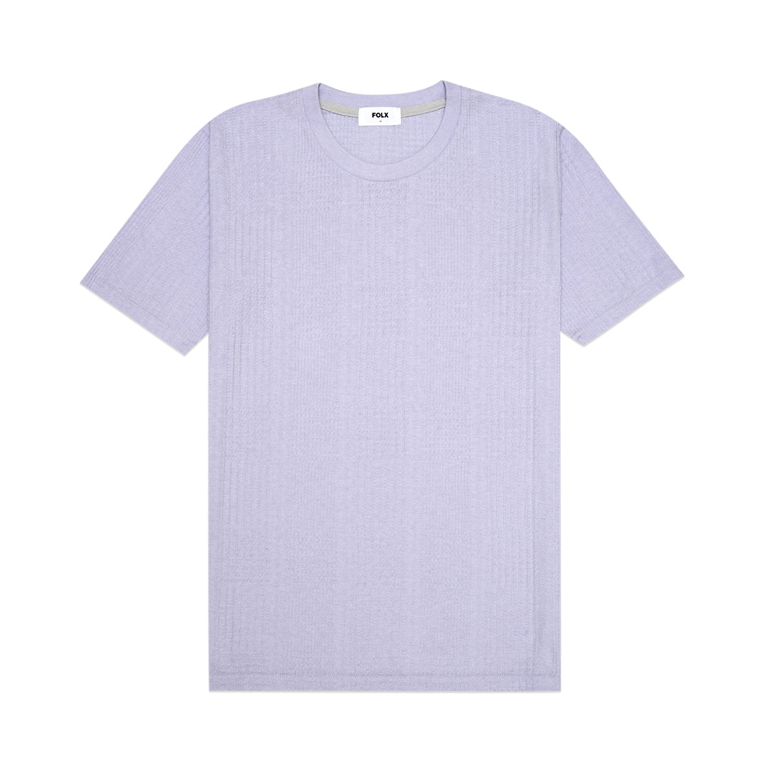 FOLX Round Neck Multi Pattern T-Shirt