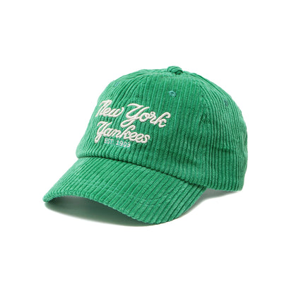 M7B Cursive Corduroy Baseball Cap
