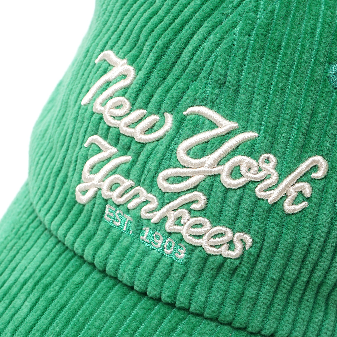 M7B Cursive Corduroy Baseball Cap