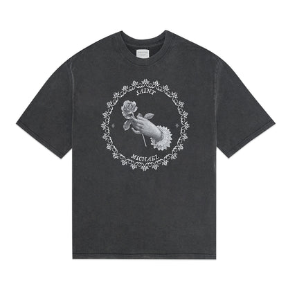 FOG X Saint Michael Flower and Hand T-Shirt