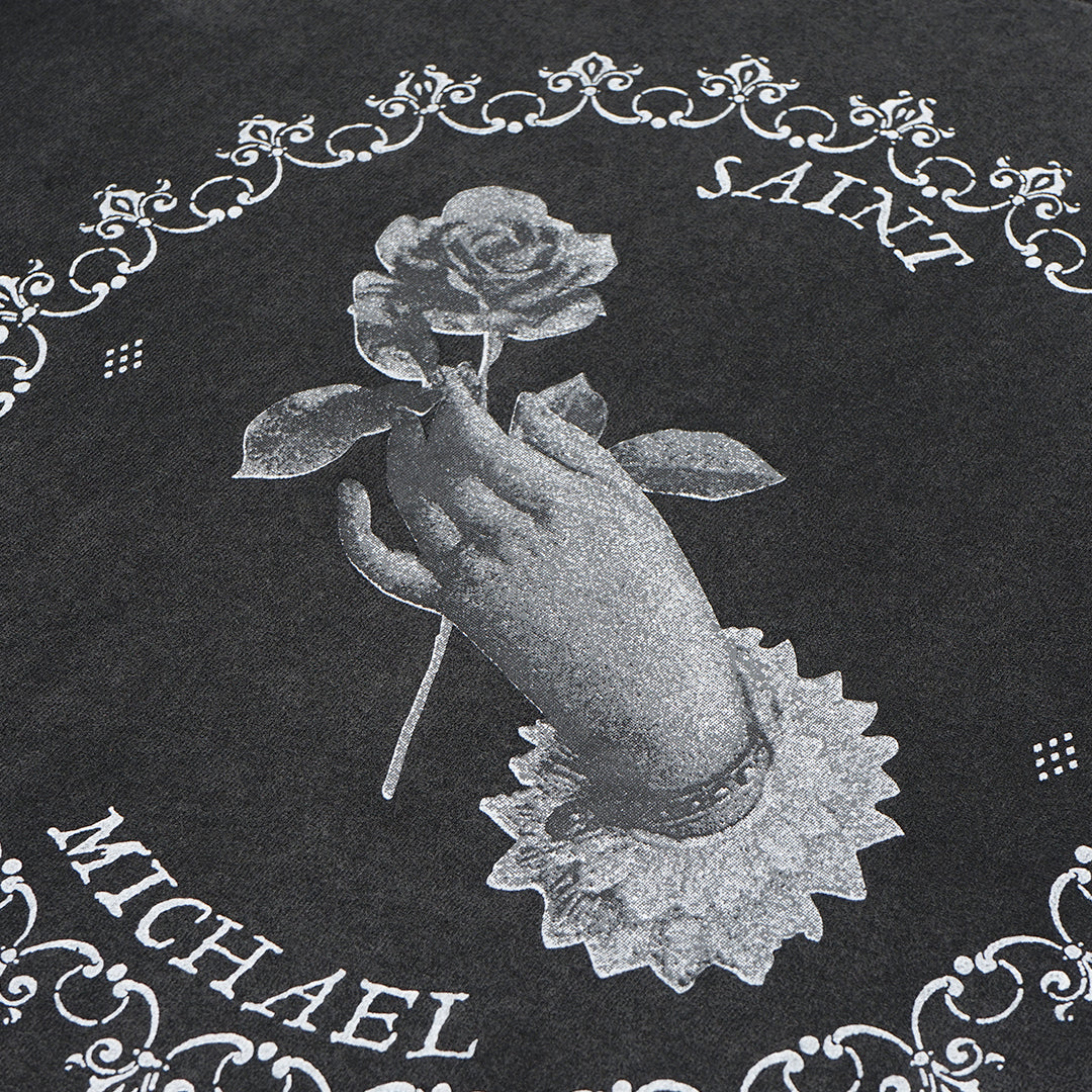 FOG X Saint Michael Flower and Hand T-Shirt