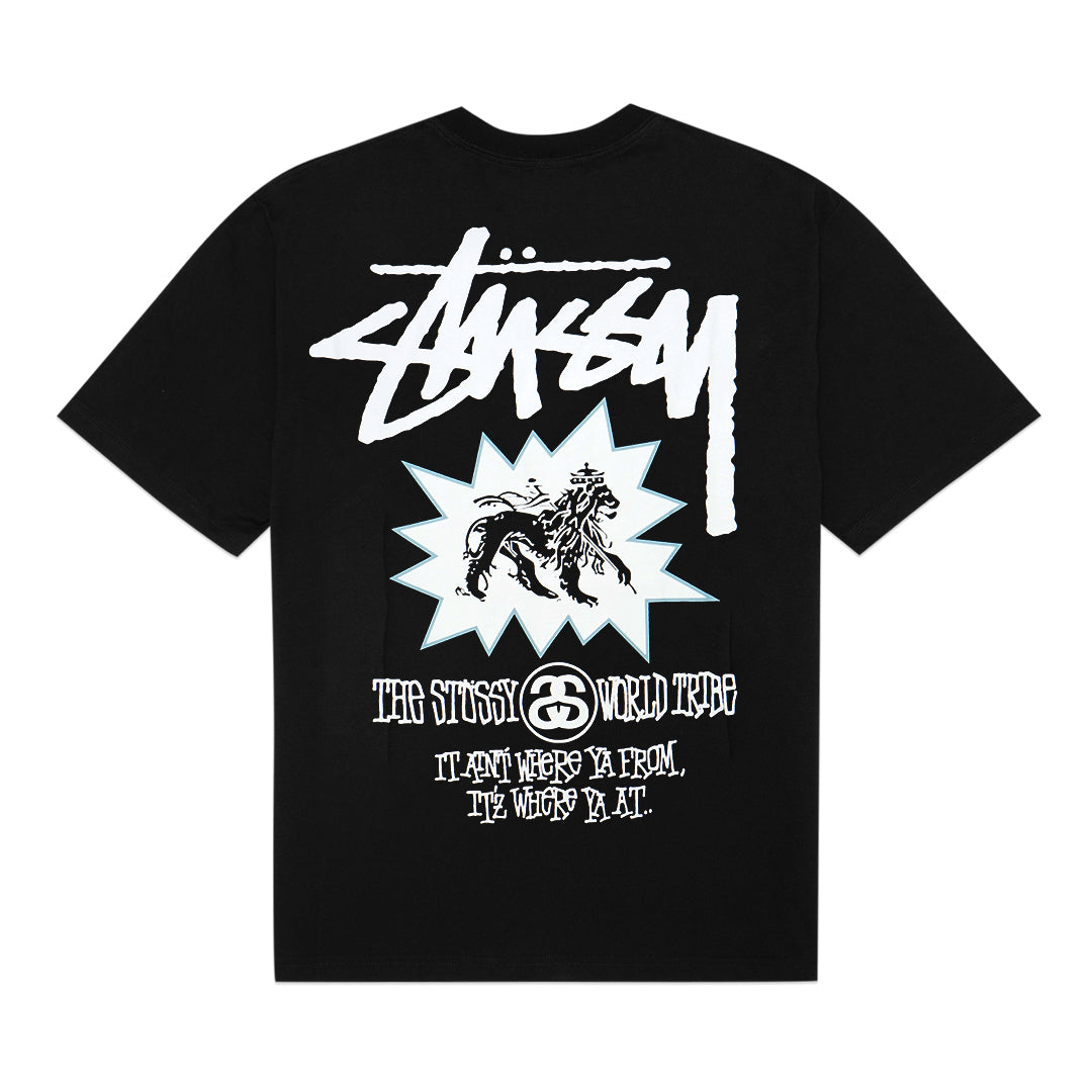 Stussy Lion Tribal Graphic T-Shirt