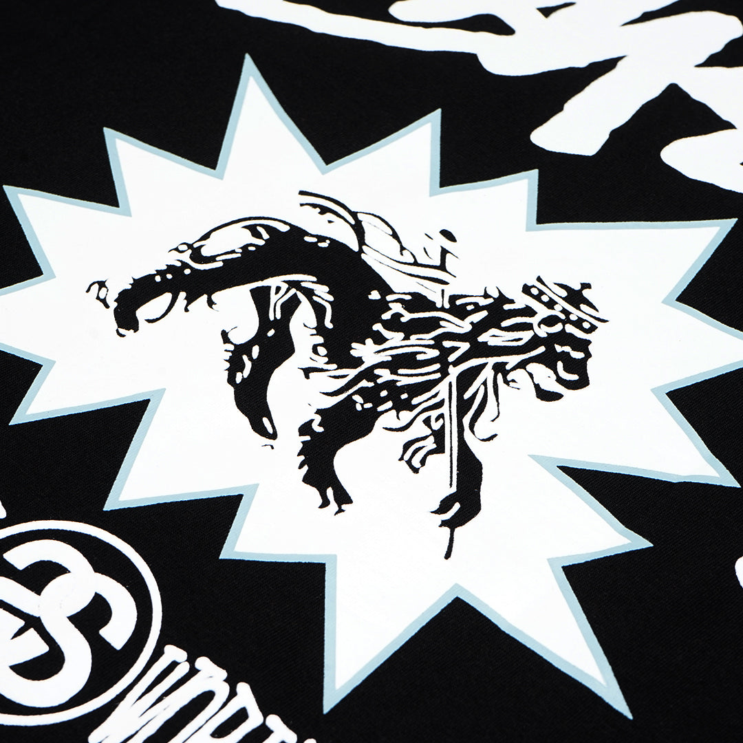 Stussy Lion Tribal Graphic T-Shirt