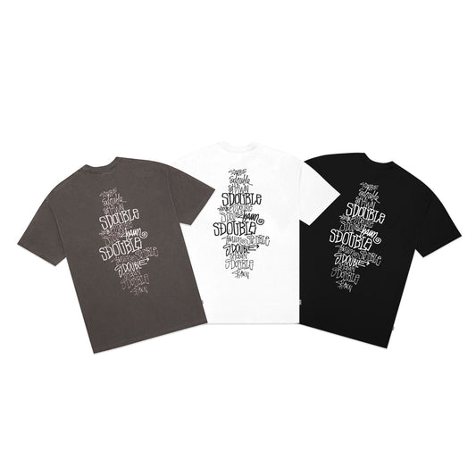SDOUBLE Script Stack T-Shirt