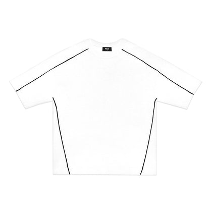FOLX Contrast Piping Interlock T-Shirt