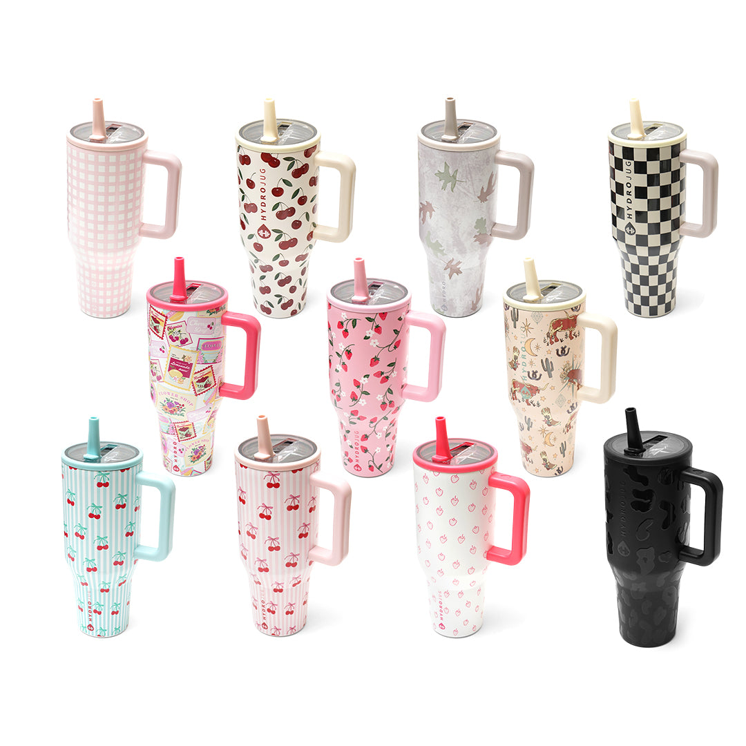 HydroJug 40oz Patterned Traveler Tumbler