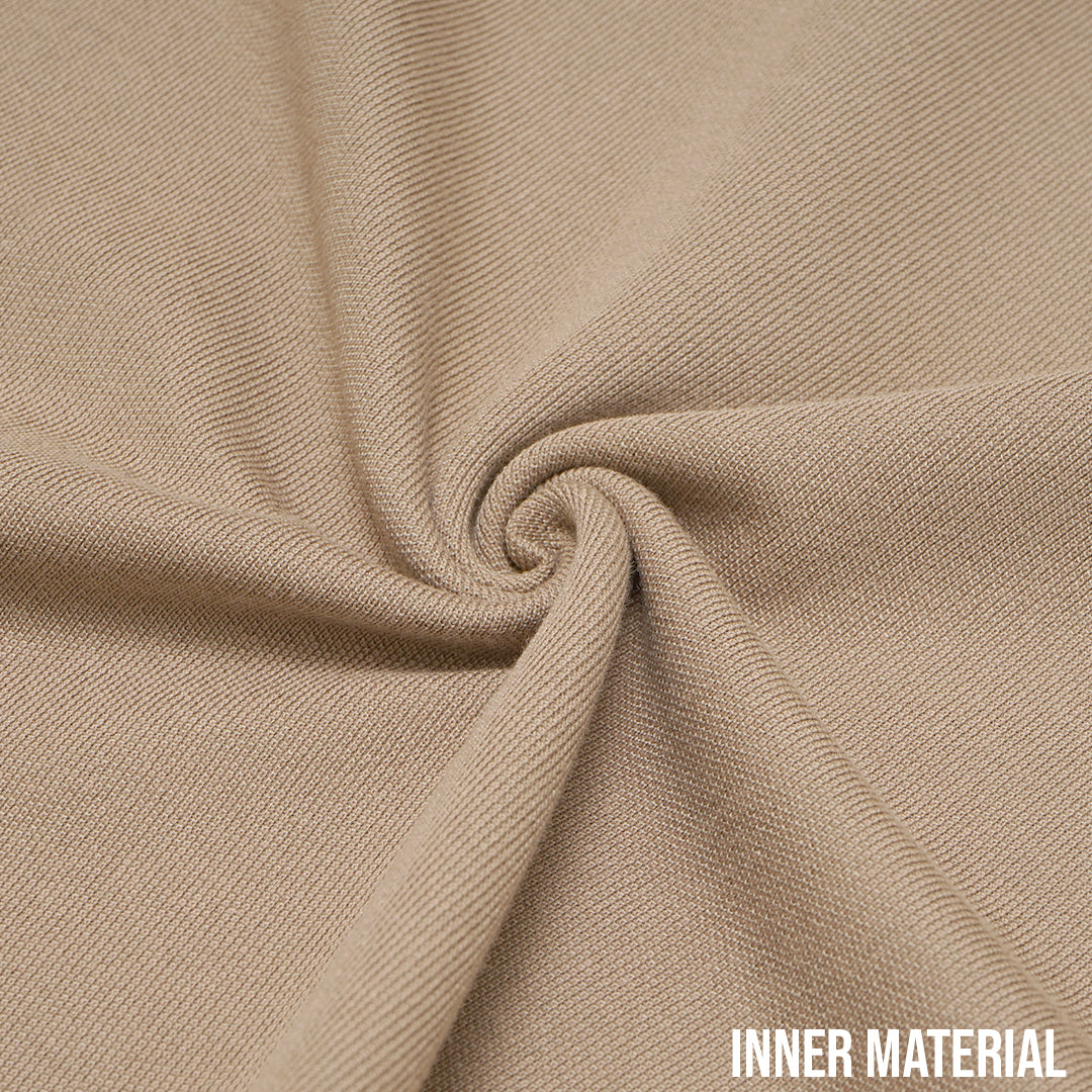 FOLX Grandad Collar Pique Polo Shirt