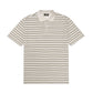 FOLX Knitted Stripes Pique Polo Shirt