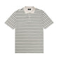 FOLX Knitted Stripes Pique Polo Shirt