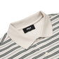 FOLX Knitted Stripes Pique Polo Shirt