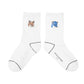 MKS Bicolor Fox Head Mid Socks