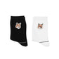 MKS Bicolor Fox Head Mid Socks