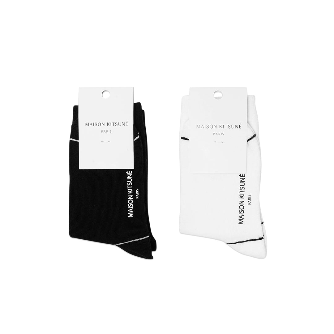 MKS Bicolor Fox Head Mid Socks