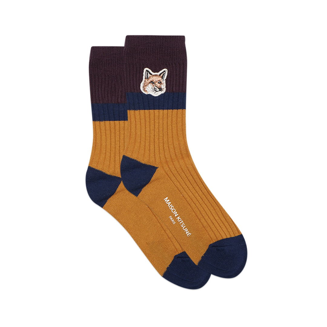 MKS Fox Head Multicolor Mid Socks