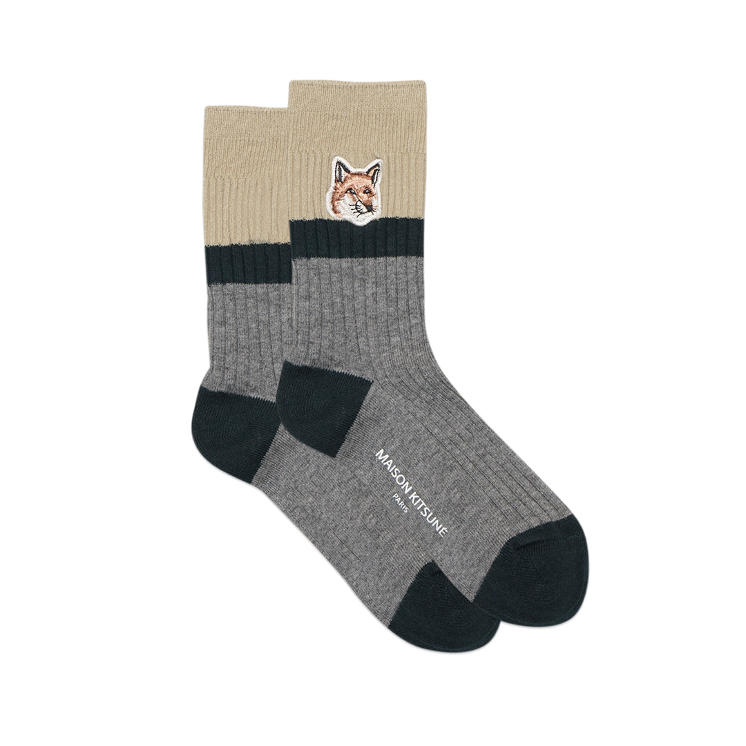 MKS Fox Head Multicolor Mid Socks