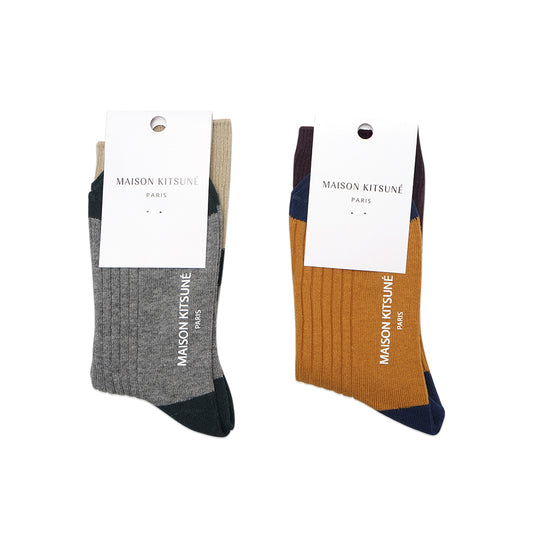 MKS Fox Head Multicolor Mid Socks