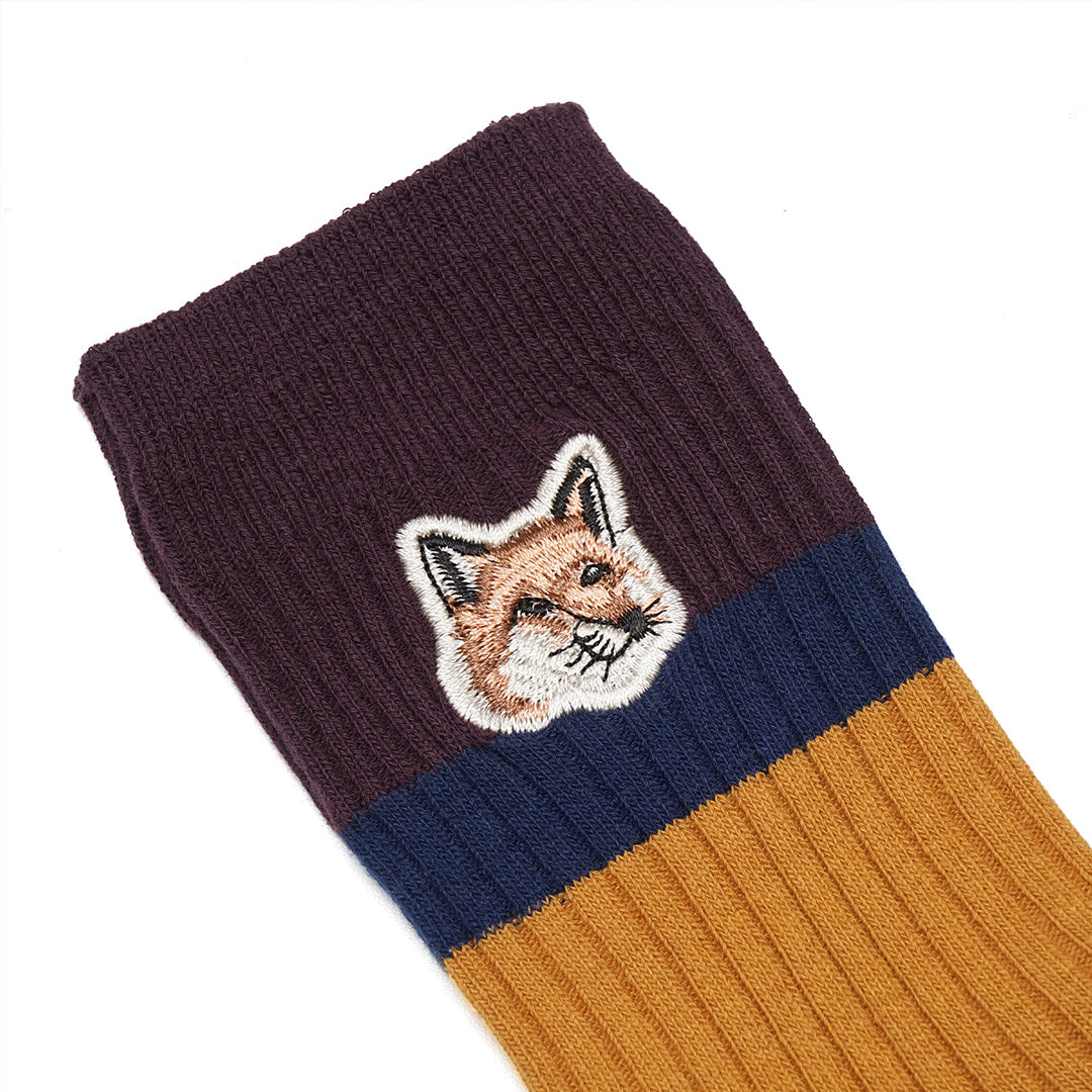 MKS Fox Head Multicolor Mid Socks