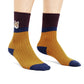 MKS Fox Head Multicolor Mid Socks