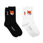 MKS Jacquard Fox Head Mid Socks