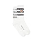 MKS Multicolor Stripes Fox Head Mid Socks