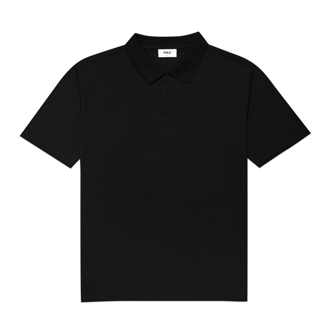 FOLX Lightweight Two-Button Polo Shirt