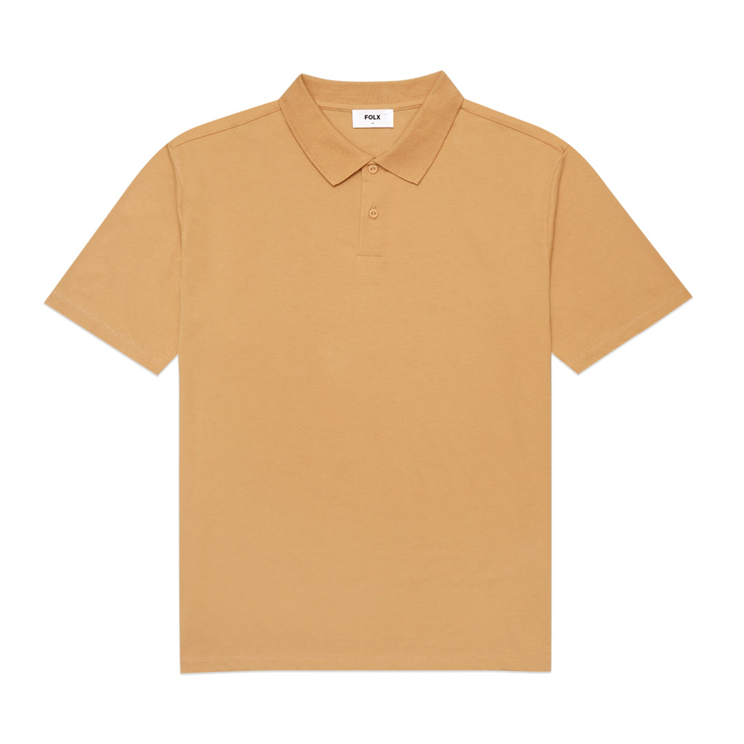 FOLX Lightweight Two-Button Polo Shirt